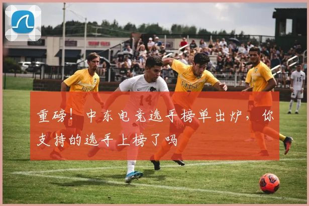 重磅!中东电竞选手榜单出炉,你支持的选手上榜了吗